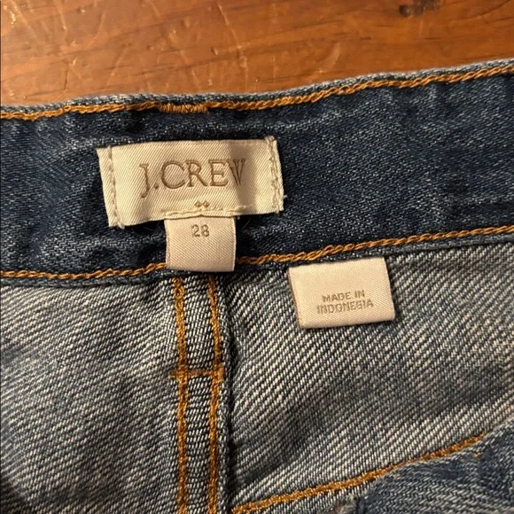 J Crew Denim Blue Jean Shorts - Picture 4 of 5